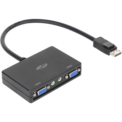 강원전자 넷메이트 DisplayPort to 2xVGA 분배기