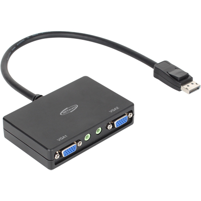 강원전자 넷메이트 NM-DPV22 DisplayPort to 2xVGA 분배기