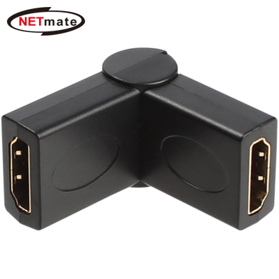 강원전자 넷메이트 HDMI F/F 180도 회전 젠더