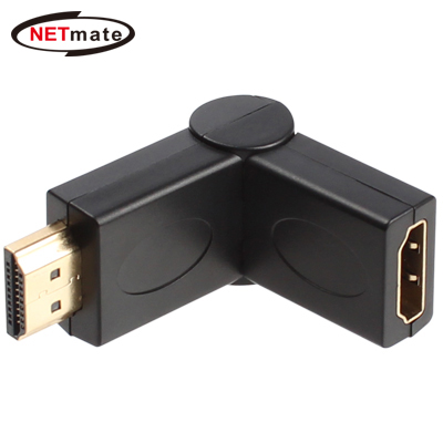 강원전자 넷메이트 NM-HG16 HDMI M/F 180° 회전 젠더