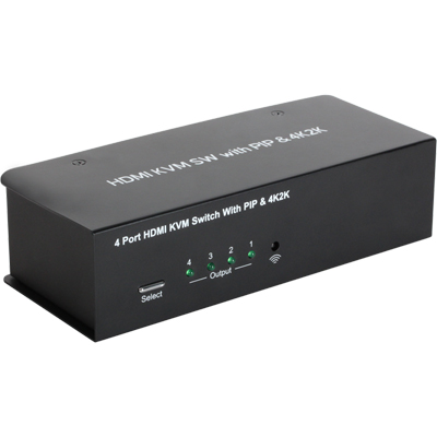 강원전자 넷메이트 HDMI KVM 4:1 스위치(USB/리모컨/PIP/케이블 포함)