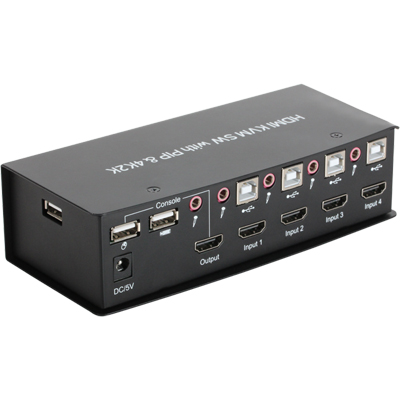 강원전자 넷메이트 HDMI KVM 4:1 스위치(USB/리모컨/PIP/케이블 포함)