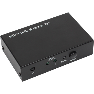 강원전자 넷메이트 4K 60Hz HDMI 2.0 2:1 선택기