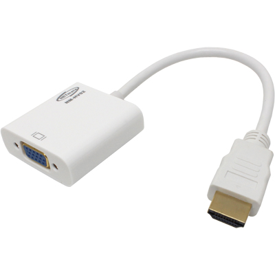 강원전자 넷메이트 HDMI to VGA(RGB)+Stereo 컨버터(케이블 타입/무전원) NM-HV02
