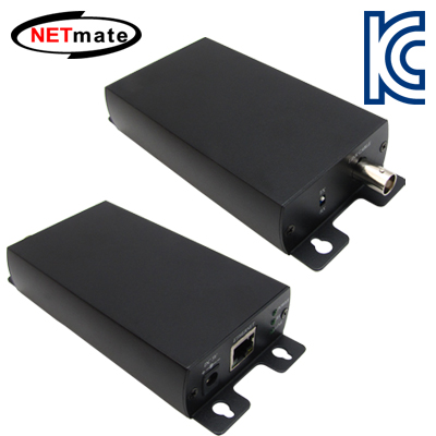 NETmate NM-IP02 IP 장거리 액티브 전송장치(송수신기 세트)(2Km)
