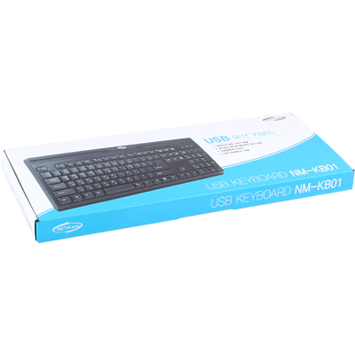 강원전자 넷메이트 NM-KB01 USB 베이직 유선 키보드