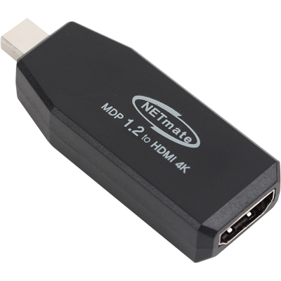 강원전자 넷메이트 NM-MDH03 Mini DisplayPort 1.2 to HDMI 젠더(무전원)