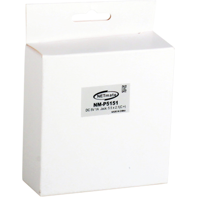 강원전자 넷메이트 NM-P5151 DC 5V 1A SMPS 아답터[5.5x2.1mm(C:+)]