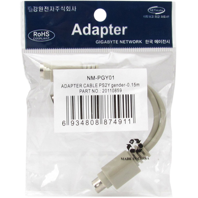강원전자 넷메이트 NM-PGY01 PS2 Y 젠더(15cm)