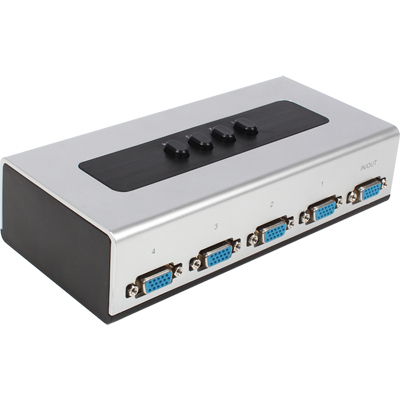 강원전자 넷메이트 VGA(RGB) 4:1 수동선택기(벽걸이형/가이드 포함)
