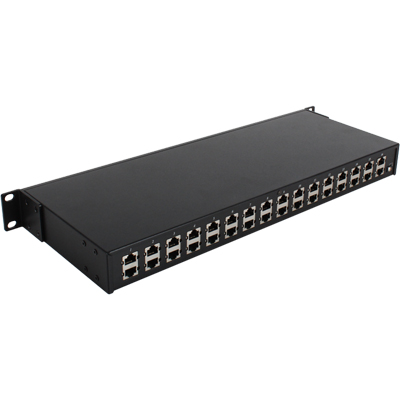 강원전자 넷메이트 네트워크용 RJ-45 16포트 서지보호기(1U) NM-SP016N