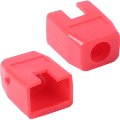 강원전자 플러그마스터 RJ-45 각부트(6mm/레드/100개)