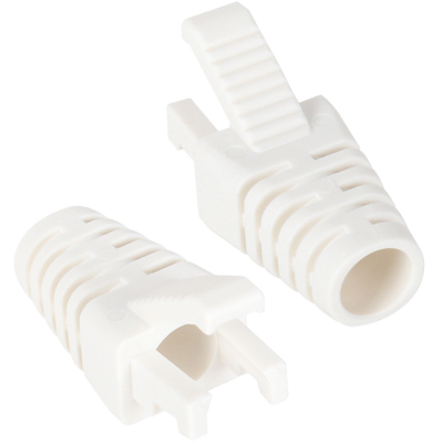 강원전자 플러그마스터 RJ-45 락(Lock) 부트(6mm/화이트/100개)