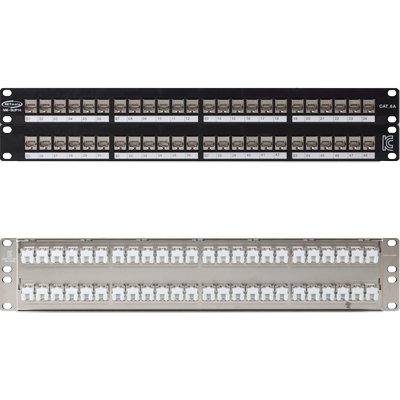 강원전자 넷메이트 NM-SUP14 CAT.6A STP 48포트 키스톤잭 판넬(2U)