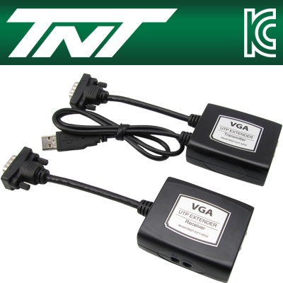 강원전자 TNT VGA 1:1 무전원 리피터(로컬 + 리모트)(150m)