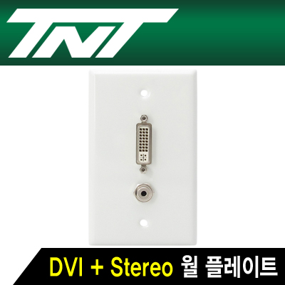 TNT NM-TNT20 DVI+STEREO 스테인리스 월 플레이트