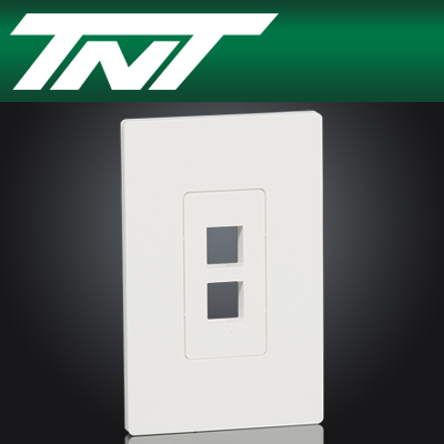 강원전자 TNT 아울렛 2포트 페이스 플레이트
