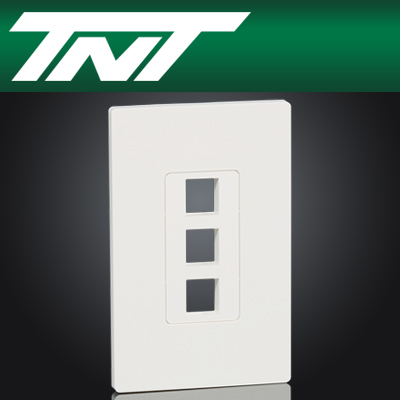 강원전자 TNT 아울렛 3포트 페이스 플레이트