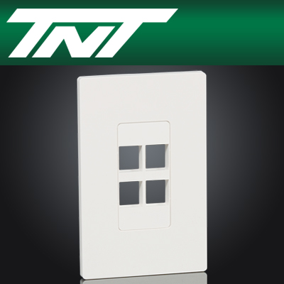 강원전자 TNT 아울렛 4포트 페이스 플레이트