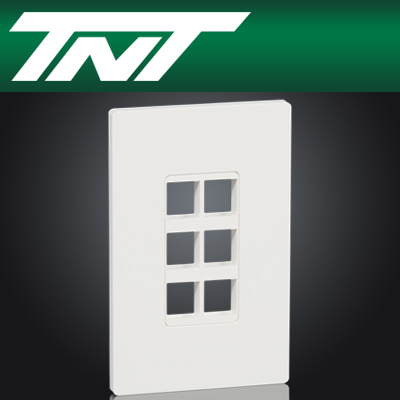 강원전자 TNT 아울렛 6포트 페이스 플레이트