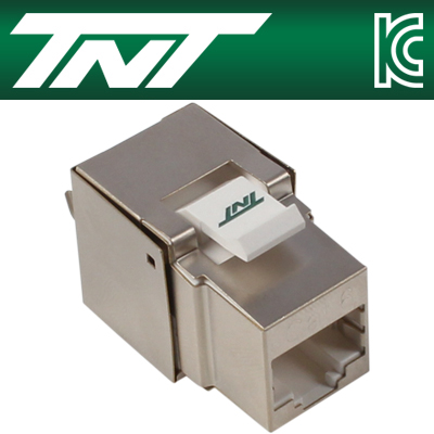 강원전자 TNT CAT.6 STP 스냅인 키스톤잭 모듈(90도)