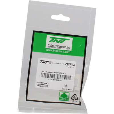 강원전자 TNT CAT.6 UTP 스냅인 키스톤잭 모듈(180도)