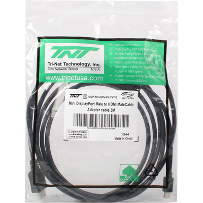 강원전자 TNT NM-TNT80 Mini DisplayPort to HDMI 케이블 3m