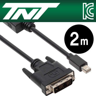 TNT NM-TNT83D Mini DisplayPort to DVI(18+1) 케이블 2m