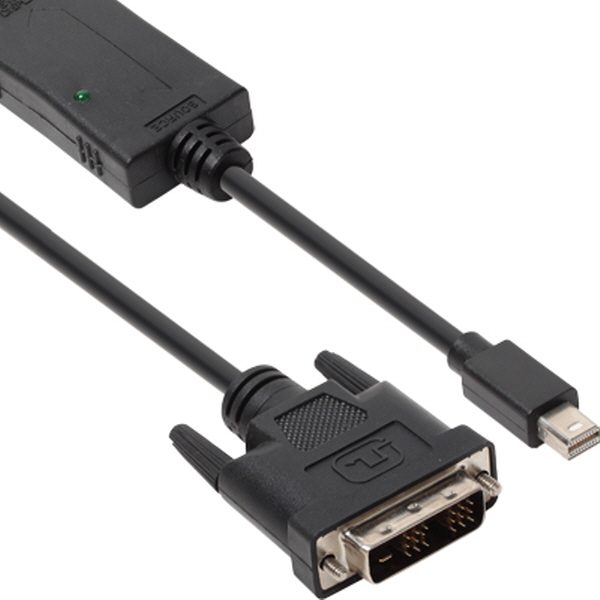 TNT NM-TNT84D Mini DisplayPort to DVI(18+1) 케이블 3m