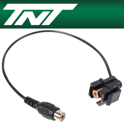 강원전자 TNT RCA F/F 스냅인 멀티미디어 케이블 타입 모듈 0.3m
