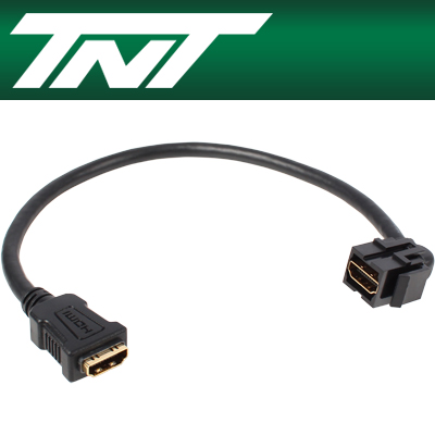 강원전자 TNT HDMI F/F 스냅인 멀티미디어 케이블 타입 모듈 0.3m