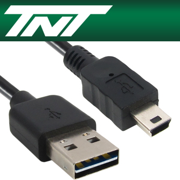 TNT NM-TNTR03 USB2.0 양면인식 Mini 5핀 케이블 2m