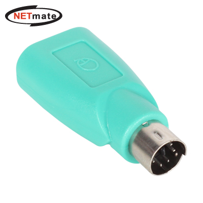 강원전자 넷메이트 NM-UG206 USB to PS/2 젠더 (그린)