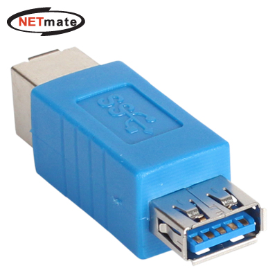 강원전자 넷메이트 USB3.0 AF/BF 젠더(블루)