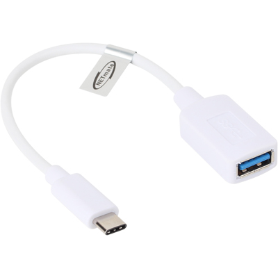 강원전자 넷메이트 NM-UGC29 USB3.1 CM-AF 케이블 젠더 0.2m (화이트)