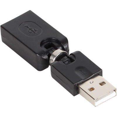 강원전자 넷메이트 NM-UGR01 USB2.0 AM/AF 3D 젠더(블랙)