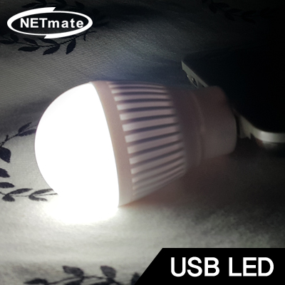 강원전자 넷메이트 USB 미니 LED 라이트(화이트)