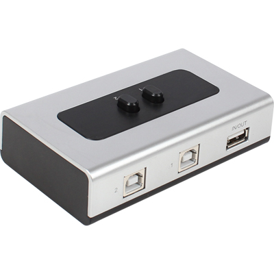 강원전자 넷메이트 NM-US12 USB2.0 2B:1A 수동선택기(벽걸이형)