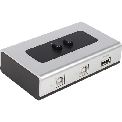 강원전자 넷메이트 USB2.0 2B:1A 수동선택기(벽걸이형)