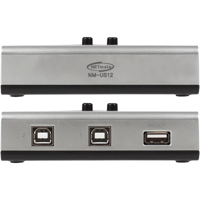 강원전자 넷메이트 USB2.0 2B:1A 수동선택기(벽걸이형)
