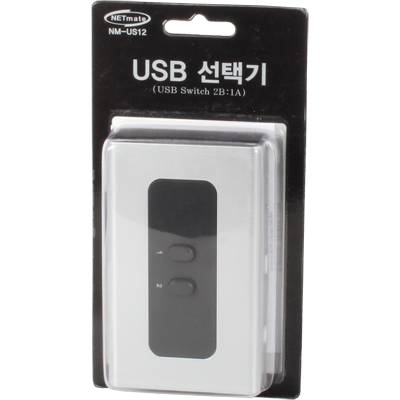 강원전자 넷메이트 USB2.0 2B:1A 수동선택기(벽걸이형)