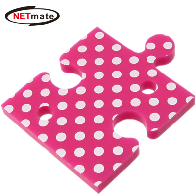 NETmate NMA-LM31 퍼즐 이어폰 줄감개(꼬임방지 선 정리기)(퍼플)
