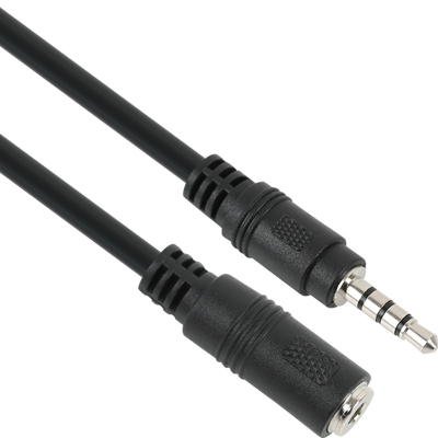 강원전자 넷메이트 NMA-ST415F 4극 스테레오 연장 케이블 1.5m (AUX 케이블)