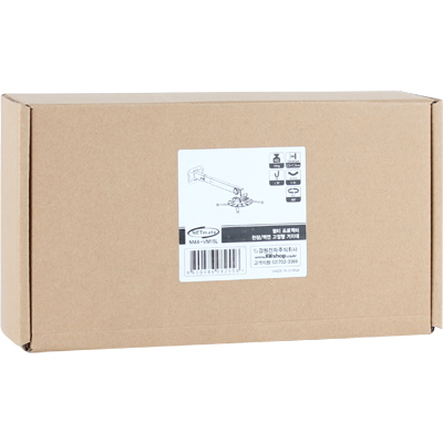 강원전자 넷메이트 멀티 프로젝터 천장/벽면 고정형 봉 거치대(화이트/mm105~320mm 장착 홀/15kg)