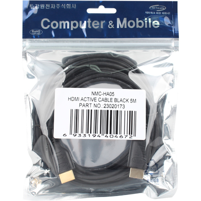 강원전자 넷메이트 NMC-HA05 HDMI 1.4 초슬림 Active 케이블 5m (36AWG)