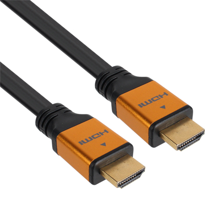 강원전자 넷메이트 NMC-HDF01GN HDMI 1.4 Gold Metal 플랫 케이블 1m