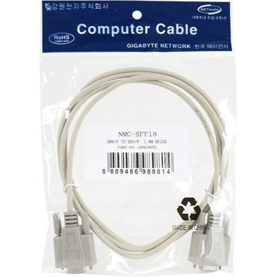 강원전자 넷메이트 9핀 NULL MODEM 케이블 1.8m