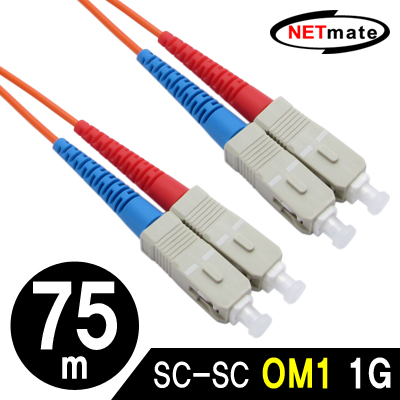 강원전자 넷메이트 광점퍼코드 SC-SC-2C-멀티모드 75m