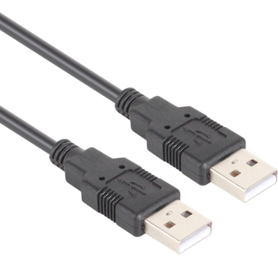 강원전자 넷메이트 NMC-UA210BK USB2.0 AM-AM 케이블 1m (블랙)