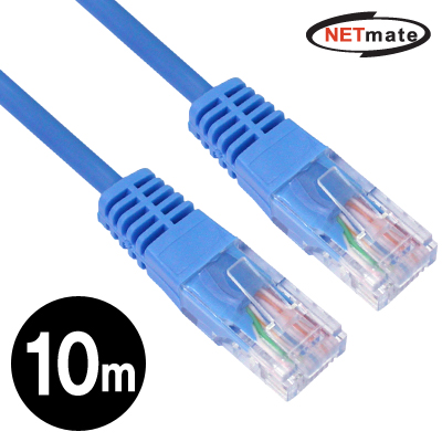 강원전자 넷메이트 NMC-UC510 CAT.5E UTP크로스 케이블 10m